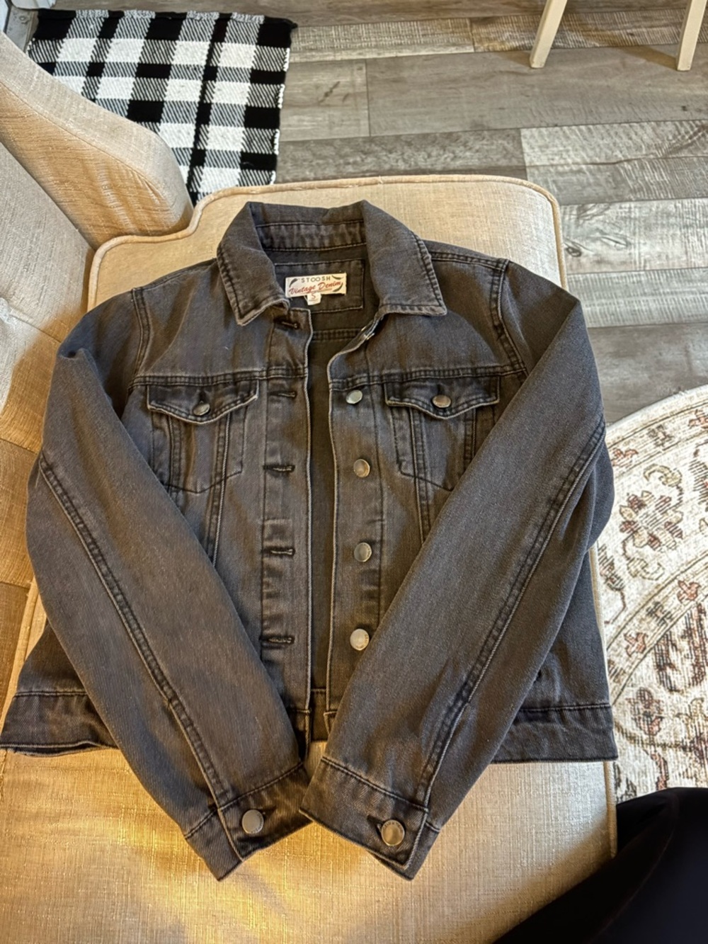 Stoosh Women's Black Denim Jacket